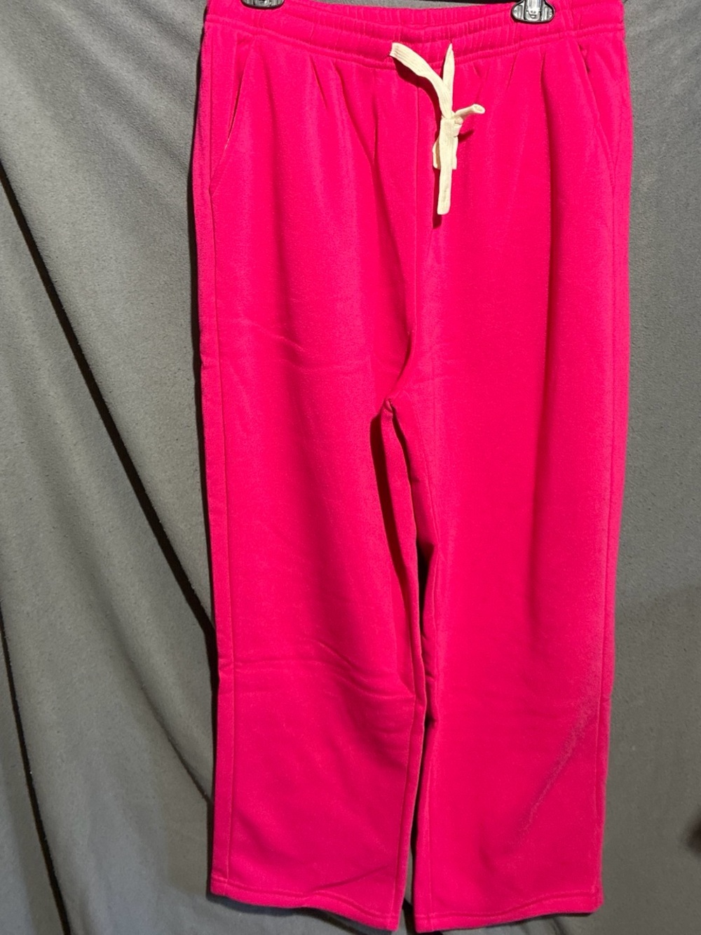 Pink Sweatpants with Drawstring